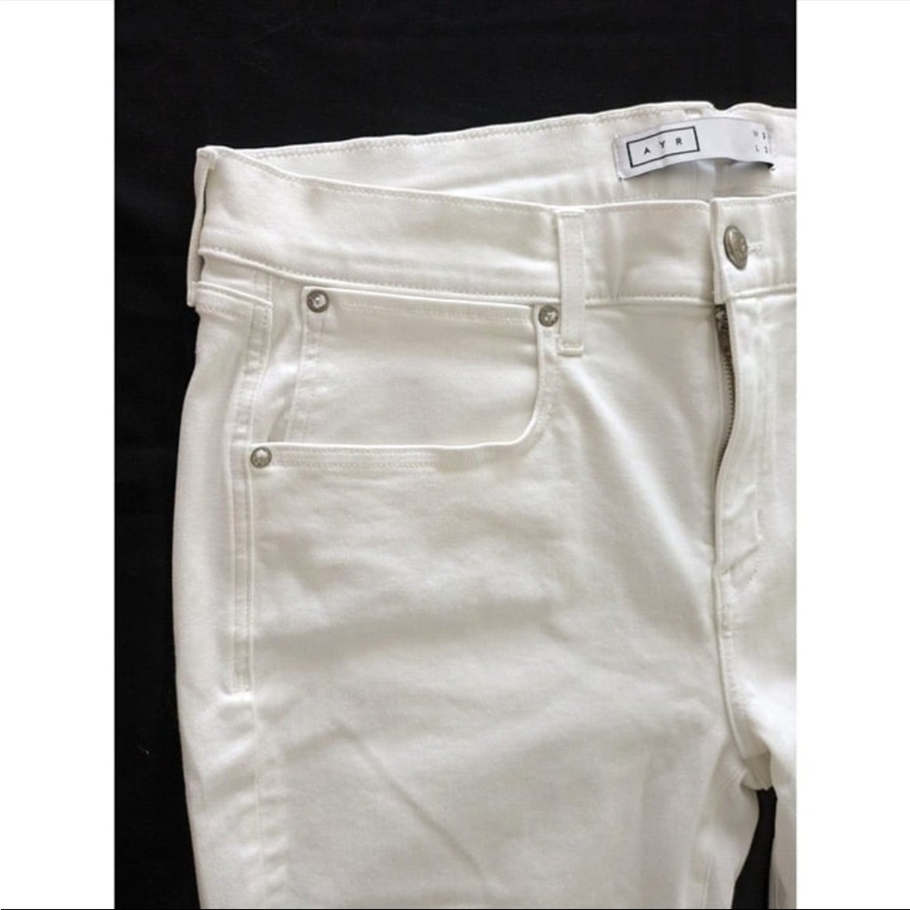 AYR The Chiller skinny white jeans 34 - Picture 6 of 12
